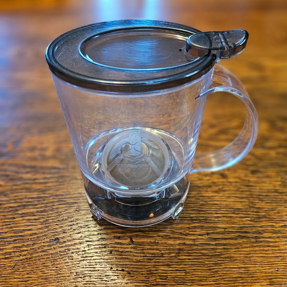 Teavana Perfectea Maker Clear Loose Leaf Tea Infuser Bottom Dispensing 16oz